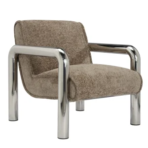 Accent Chair Haider Light Brown