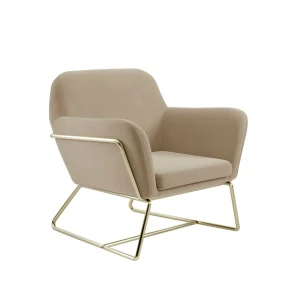 Accent Chair Beige Charles