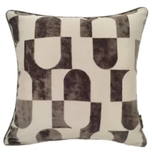 Malini Paul Moneypenny Chill Pill Chocolate Velvet Cushions