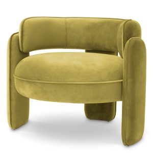 Chair Chaplin savona vintage green velvet