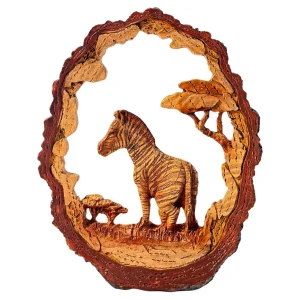 ππππ₯π π¦πππ‘π Resin Sculpture Wood Effect Wildlife Home DΓ©cor