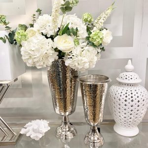Clearance Tides Collection Isla Hammered Cone Vase